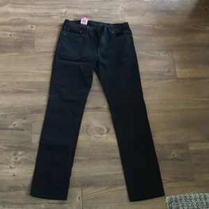 Brand new NWT men’s Levi black jeans